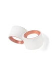 Lampa ścienna gipsowa NESSO szczotkowana miedź - GX53 2x10W UP-DOWN 230V IP20 - TECNICO