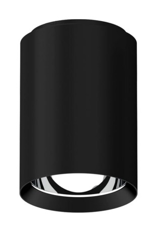 Oprawa oświetleniowa sufitowa natynkowa CCTEVO TUBE 180 VWFL LED deep black - 2700K, 19,7W, CRI>90, IP20 - TARGETTI 