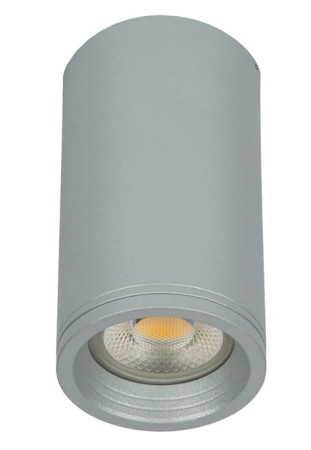 Oprawa sufitowa, cylindryczna 04052CEGS grey - 240V, GU10/Par16, Max35W, IP20