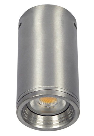 Oprawa sufitowa, cylindryczna 04052CEMC brushed chrome - 240V, GU10/Par16, Max35W, IP20