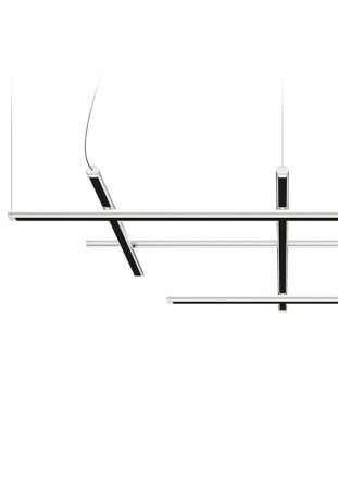 Lampa sufitowa wisząca HILOW white LED, 80W, 2700K, Ra>90, 220-240V AC (DALI/Push DIM) - PANZERI