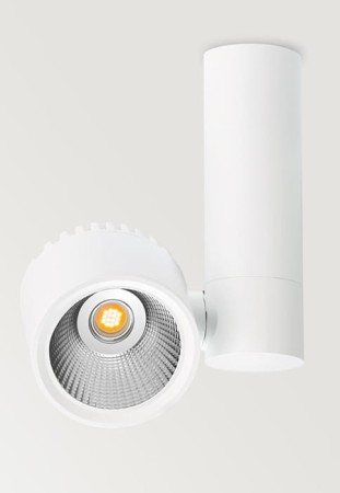 Oprawa oświetleniowa sufitowa natynkowa ZEN TUBE SURFACE 1 MEDIUM 24º 3000K WT textured white - ARKOSLIGHT