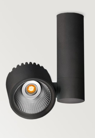 Oprawa oświetleniowa sufitowa natynkowa ZEN TUBE SURFACE 1 MEDIUM 24º 3000K NT textured black - ARKOSLIGHT