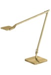 Lampa wolnostojąca biurkowa JACKIE mat brass - LED 10W 3000K 706lm 220-240V AC dimmable Step DIM - PANZERI 