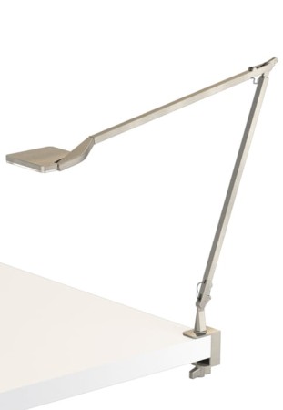 Lampa biurkowa z zapięciem bocznym JACKIE titanium - LED 10W 3000K 706lm 220-240V AC dimmable Step DIM - PANZERI