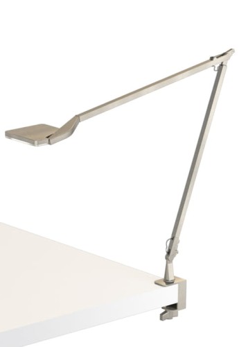Lampa biurkowa z zapięciem bocznym JACKIE titanium - LED 10W 3000K 706lm 220-240V AC dimmable Step DIM - PANZERI