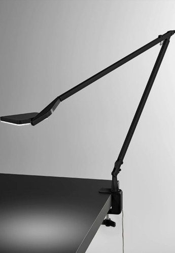 Lampa z zapięciem bocznym biurkowa JACKIE CM02 black - PANZERI