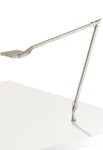 Lampa biurkowa z mocowaniem przelotowym JACKIE brushed titanium - LED 10W 3000K 706lm 220-240V AC IP40 dimmable (Step DIM) - PANZERI
