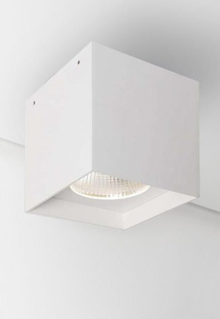Oprawa oświetleniowa sufitowa natynkowa AEON SQUARE white matt - LED, 6W, 45°, 2700K, CRI >80, IP20 - MOLTO LUCE 