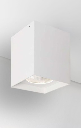 Oprawa oświetleniowa sufitowa natynkowa AEON SQUARE white matt - LED, 15W, 50°, 2700K, CRI >80, IP20 - MOLTO LUCE