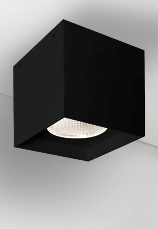 Oprawa oświetleniowa sufitowa natynkowa AEON SQUARE black matt - LED, 6W, 45°, 2700K, CRI >80, IP20 - MOLTO LUCE 