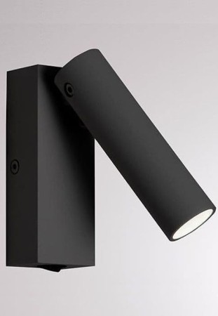 Oprawa oświetleniowa natynkowa ścienna ANIO W black - LED, 3W, 22°, CRI>90, IP20 - MOLTO LUCE 