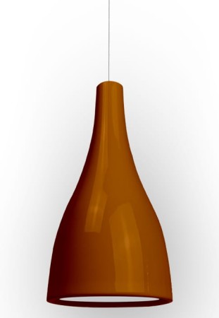 Lampa wisząca WILLY SMALL brick red - 9W, ON-OFF, CRI95, 2700K - EXENIA