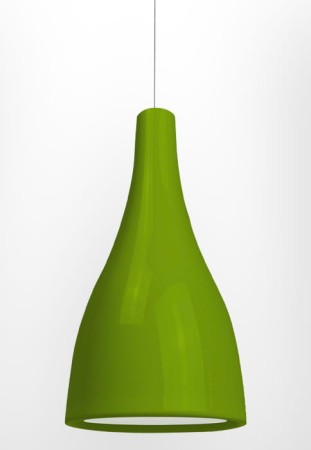 Lampa wisząca WILLY SMALL green spring - 9W, ON-OFF, CRI95, 2700K - EXENIA