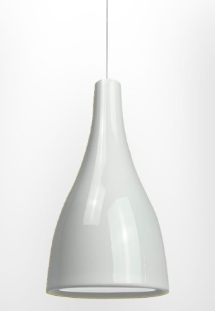 Lampa wisząca WILLY SMALL white - 9W, ON-OFF, CRI95, 2700K - EXENIA