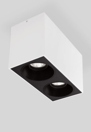 Oprawa oświetleniowa sufitowa natynkowa ATUS DOUBLE SQUARE SD white - LED, 10W, 35°, 3000K, CRI >90, IP20 - MOLTO LUCE