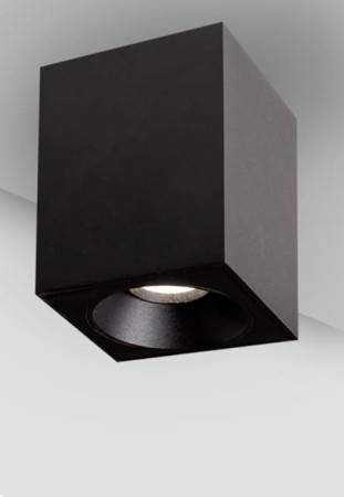 Oprawa oświetleniowa sufitowa natynkowa ATUS SINGLE SQUARE SD black - LED, 6W, 35°, 3000K, CRI >90, IP20 - MOLTO LUCE