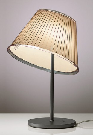 Lampa stołowa CHOOSE parchment-gray anthracite - ARTEMIDE