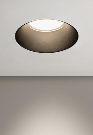 Oprawa oświetleniowa sufitowa wewnętrzna  wpuszczana JESSIE black - LED 5,2W, 24°, 3000K, Ra>90, IP20 - PANZERI 