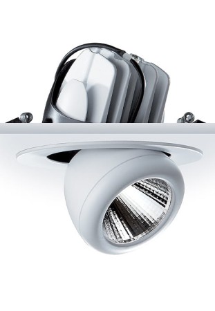 Oprawa sufitowa wpuszczana CLOUD plaster white - LED, 25W, FL-31°, 3000K, CRI>80, IP20 - TARGETTI 