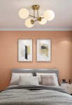 Lampa wisząca ROMA 4 złota