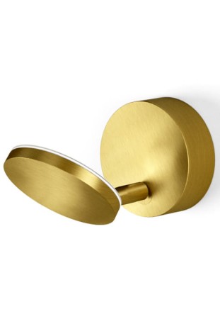 Oprawa oświetleniowa wewnętrzna sufit-ściana BELLA A19 mat brass - PANZERI 