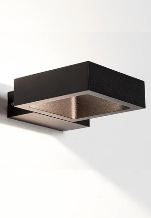 Oprawa oświetleniowa ścienna natynkowa BO SINGLE W black matt - LED, 6W, 2700K, CRI >90, IP20 - MOLTO LUCE