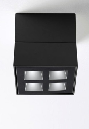 Reflektor sufitowy natynkowy GRID SD black - LED 10W, 30°, 2700K, CRI>90, IP20 - MOLTO LUCE