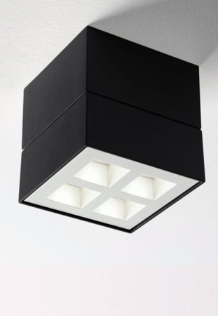 Reflektor sufitowy natynkowy GRID SD black-white - LED 10W, 30°, 2700K, CRI>90, IP20 - MOLTO LUCE