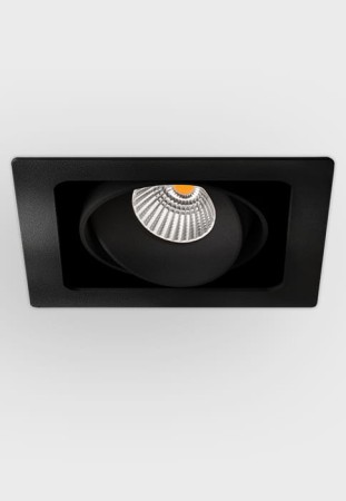 Oprawa oświetleniowa wewnętrzna sufitowa wpuszczana TWIST 1 7W DIM TR.EDGE FLOOD 2700K NT textured black - ARKOSLIGHT