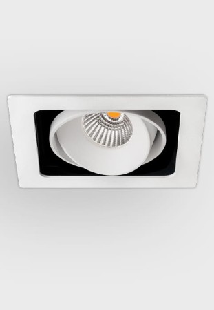 Oprawa oświetleniowa wewnętrzna sufitowa wpuszczana TWIST 1 7W DIM TR.EDGE SPOT 2700K WT textured white - ARKOSLIGHT
