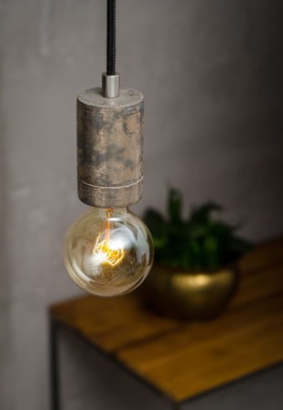 Lampa sufitowa wisząca pokryta metalem KALLA 1 METAL - LOFTLIGHT 