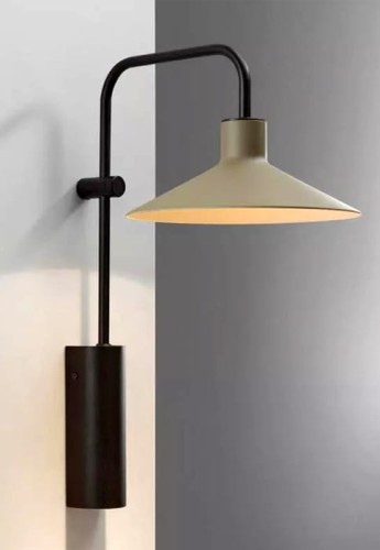 Lampa ścienna PLATET A/02 olive grey - BOVER