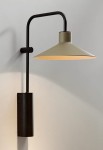 Lampa ścienna PLATET A/02 olive grey - BOVER