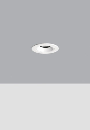 Oprawa sufitowa wpuszczana CCTEVO DOWNLIGHT 38 plaster white-plaster white - LED 6,3W, FL-30°, 2700K, CRI>90, IP20-54 - TARGETTI 