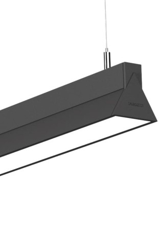 Oprawa oświetleniowa liniowa wisząca ISO ferrite - LED 16W, 2700K, CRI>90, DOWN (UGR), IP20, dł. 2144 mm - TARGETTI 