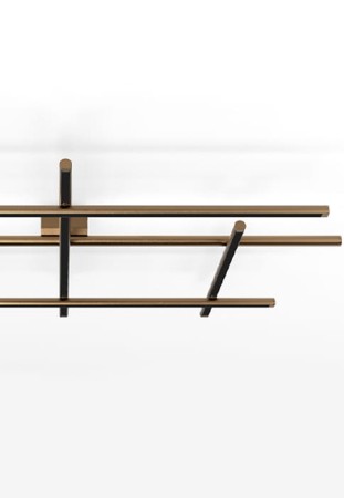 Lampa sufitowa HILOW bronze - LED, 78W, 2700K, Ra>90, 2356lm, 220-240V AC (DALI/Push DIM) - PANZERI