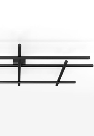 Lampa sufitowa HILOW mat black - LED, 78W, 2700K, Ra>90, 2356lm, 220-240V AC (DALI/Push DIM) - PANZERI