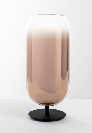 Lampa stołowa GOPLE black-copper - 1x17W E27, 903lm, IP20 - ARTEMIDE 