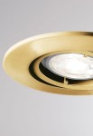 Oprawa oświetleniowa sufitowa wpuszczana SERIE 332 HV polished brass - QPAR 16 GU10 9W, 25°, IP20 - MOLTO LUCE