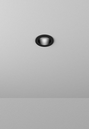 Oprawa sufitowa wewnętrzna wpuszczana HOLLOW micro LED M927 30° czarny - 3.5W, 2700K, CRI>90, IP20 - AQForm 