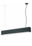 Lampa wisząca średnia IBROS czarna - LED 18W, 4000K, 1440lm, IP20