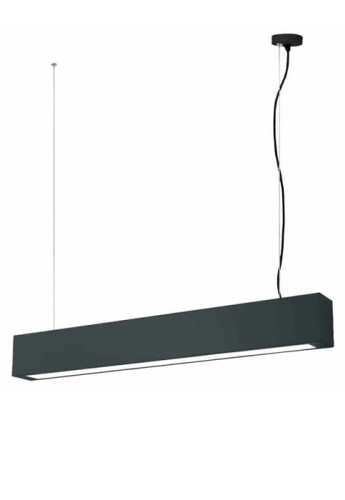Lampa wisząca średnia IBROS czarna - LED 18W, 4000K, 1440lm, IP20