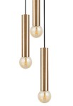 Lampa wisząca BATON III mosiądz - 10W LED, 220-230 V, IP20, wys. 130 cm