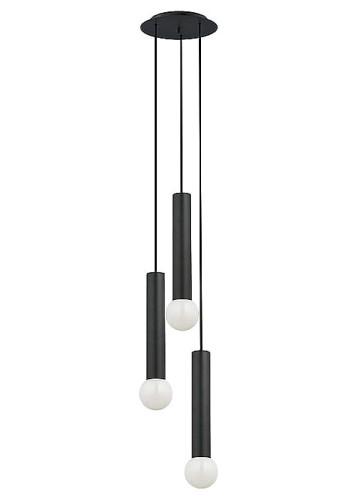 Lampa wisząca BATON III czarny - 10W LED, 220-230V, IP20, wys. 130 cm
