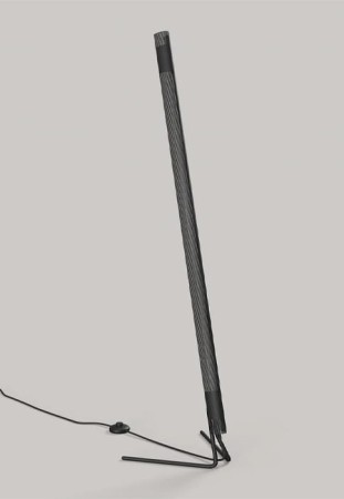 Lampa podłogowa RADENT czarna - 18W LED, 1550lm, 3000K, IP20 wys. 1475 mm - NUAD