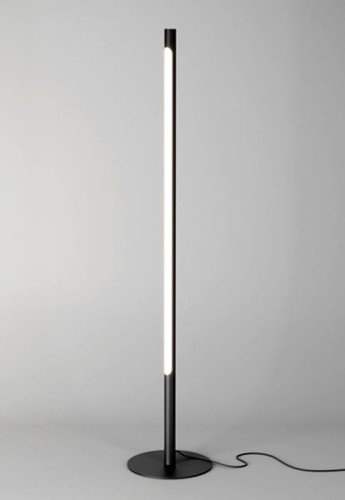 Lampa podłogowa wewnętrzna THIN TUBE 150 LED upright L927 czarny - 24W, 2700K, CRI>90, IP20 - AQForm