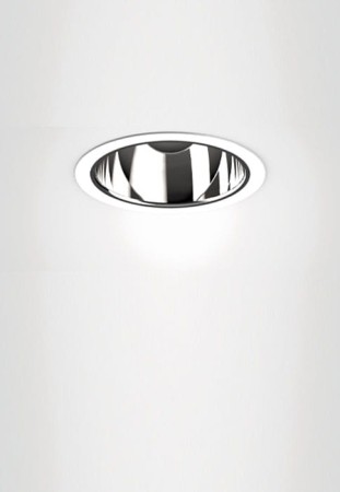 Oprawa sufitowa wpuszczana CCTEVO DOWNLIGHT 105 plaster white - LED 15W, WFL-61° (UGR), 2700K, CRI>90, IP20-54 - TARGETTI