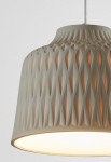 Lampa wisząca wewnętrzna SOFT S/30 light grey - BOVER