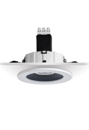 Oprawa sufitowa wpuszczana CCTLED ARCHITECTURAL Mini GU10 Fixed white - LED MR16, GU10, 6-7-7.5W, IP20-23 - TARGETTI